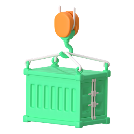 Container Shipping  3D Icon