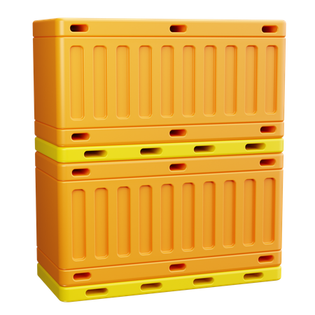 Container Stack  3D Icon