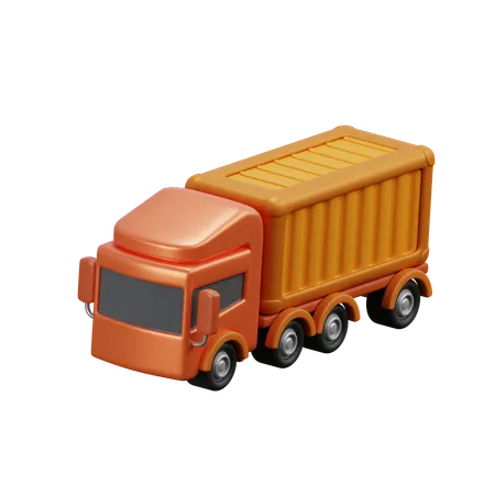 Container Truck  3D Icon