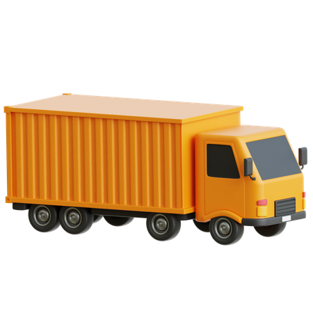 Container Truck  3D Icon