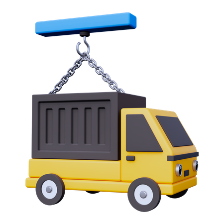 Container Truck  3D Icon