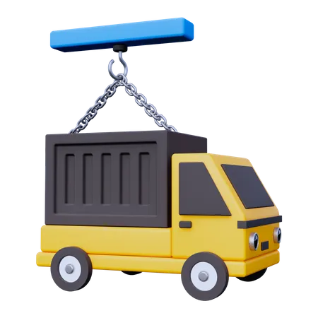 Container Truck  3D Icon