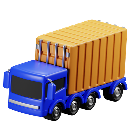 Container Truck  3D Icon