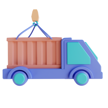 Container Truck  3D Icon