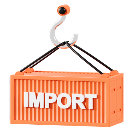 Container With Lifter  3D Icon