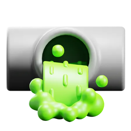 Contamination Water  3D Icon