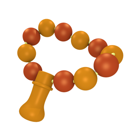 Contas de oração  3D Illustration