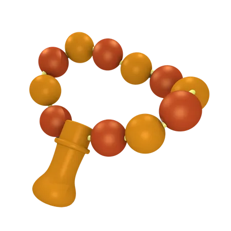 Contas de oração  3D Illustration