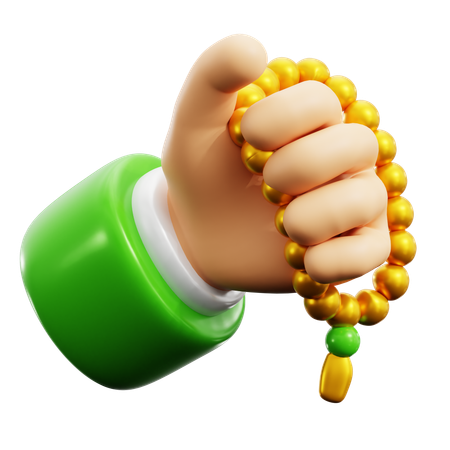 Contas de oração  3D Icon