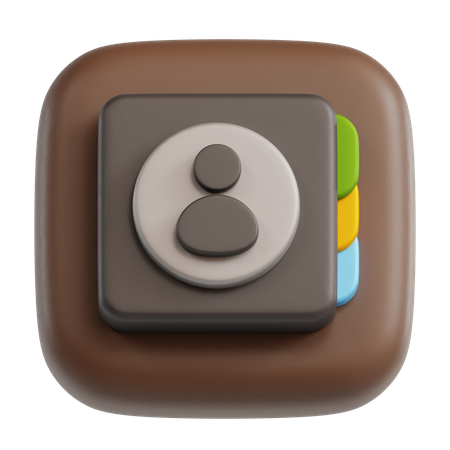 Contato  3D Icon