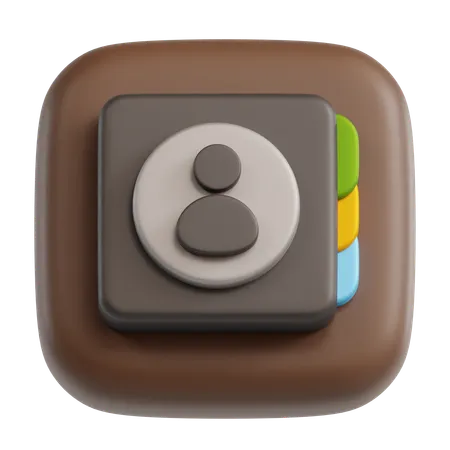 Contato  3D Icon