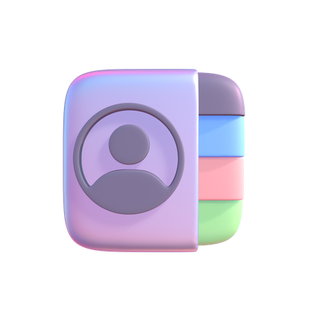 Contato  3D Icon