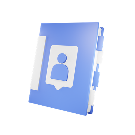 Contato  3D Icon