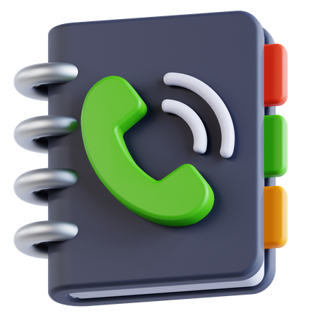 Contato  3D Icon