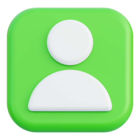 Contato  3D Icon