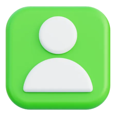 Contato  3D Icon