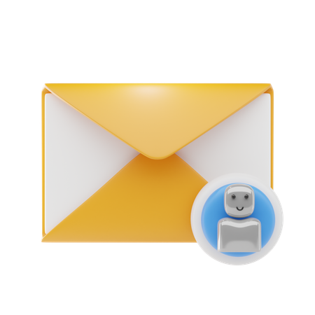 Email de contato  3D Icon