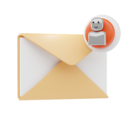 Email de contato  3D Icon