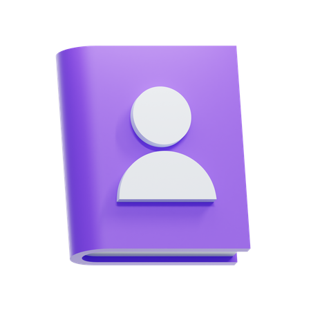 Livro de Contatos  3D Icon
