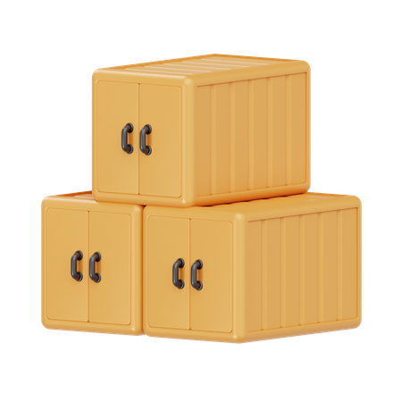 Contêiner de carga  3D Icon
