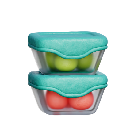 Récipient alimentaire  3D Icon