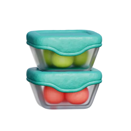 Contenedor de comida  3D Icon