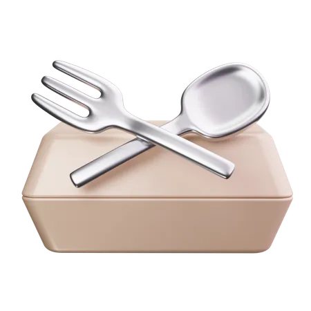 Contenedor de comida  3D Icon