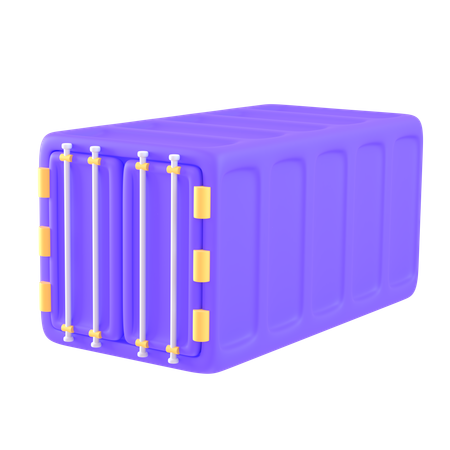 Contenedor de barco  3D Icon