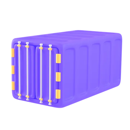 Contenedor de barco  3D Icon