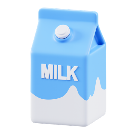 Contenedor de leche  3D Icon