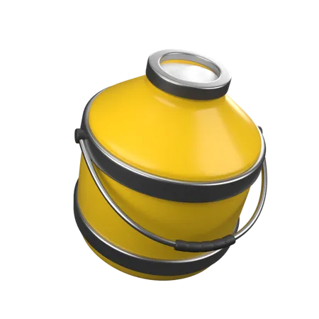 Contenedor de leche  3D Icon