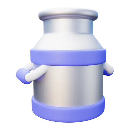 Contenedor de leche  3D Icon