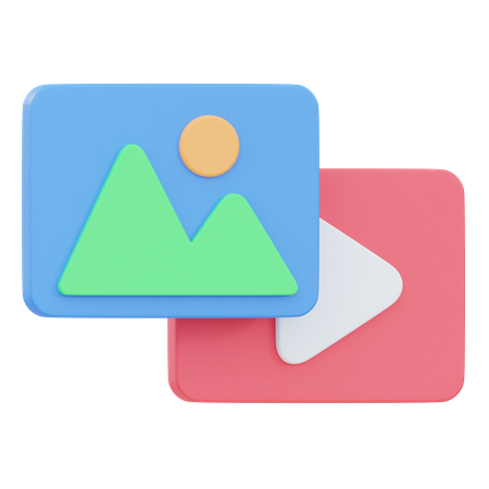 Contenido  3D Icon