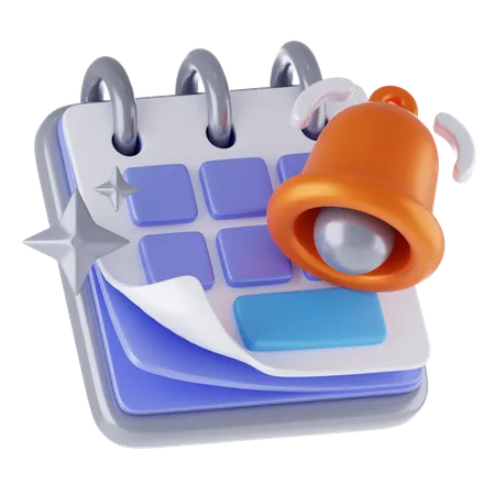 Calendario de contenidos  3D Icon