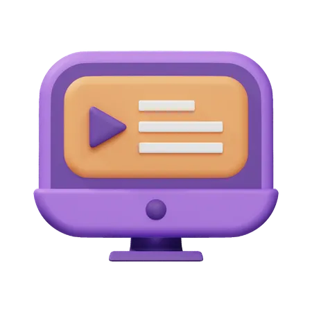 Content  3D Icon