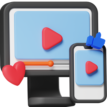 Content  3D Icon