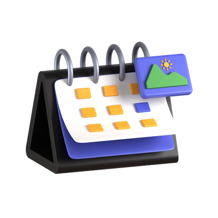 Content Calendar  3D Icon