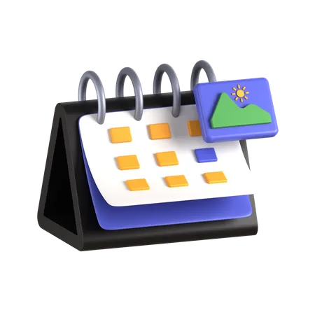 Content Calendar  3D Icon