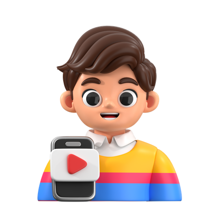 コンテンツクリエータ  3D Icon