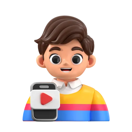 Content Creator  3D Icon