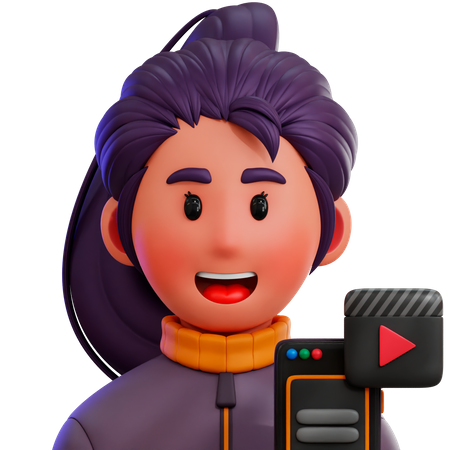 Content Creator  3D Icon