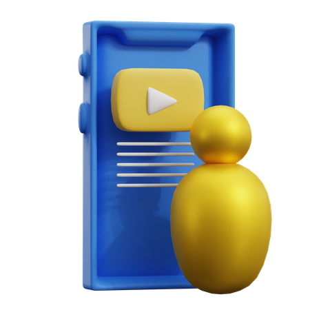 Content Creator  3D Icon