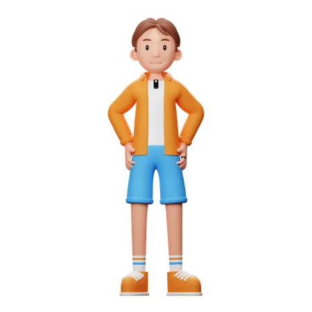 Content Creator Confident  3D Illustration