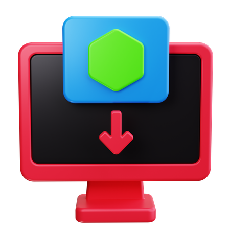 Content Distribution  3D Icon