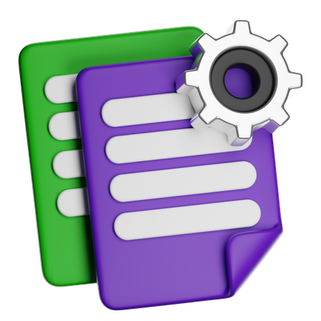Content Management  3D Icon