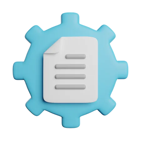 Content Management  3D Icon