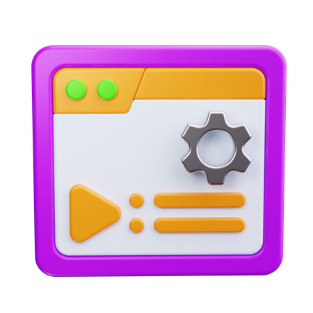 Content Management  3D Icon