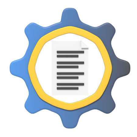 Content Management  3D Icon