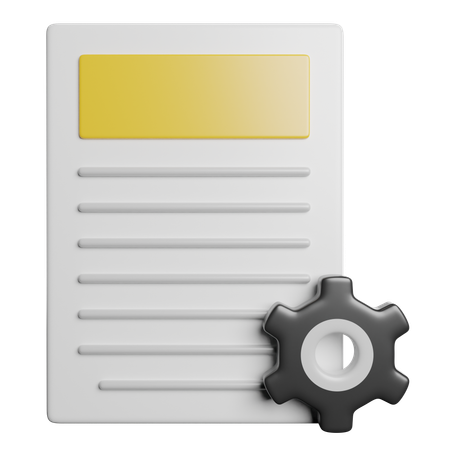 Content management  3D Icon