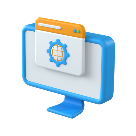 Content Management System Cms  3D Icon